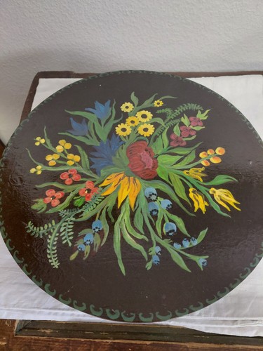 Schachtel rund handbemalt mit - rund,