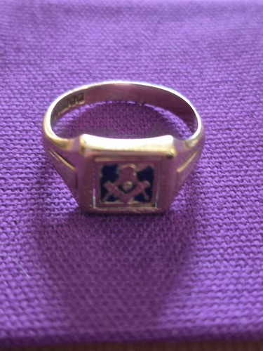 Freimaurer ring drehbar - -, 9