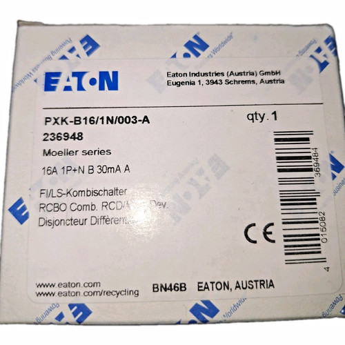 Eaton pxk b16 003 - eaton, pxk-b16/1n/003-a