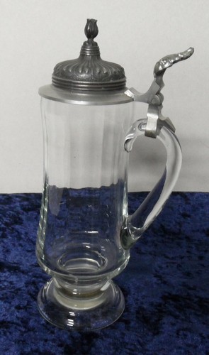 Glas bierkrug vase - glas-bierkrug,