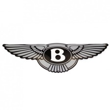 Schild Logo BENTLEY Emaille