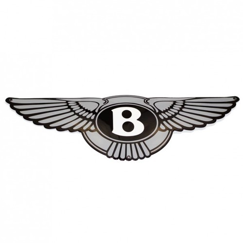 Schild logo bentley emaille - bentley,