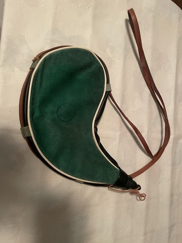 Vintage leder feldflasche - leder,