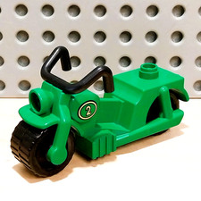 LEGO Duplo Motorrad grün