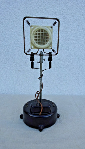 Altes mikrofon braun - mikrofon,