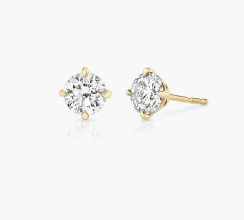 Solitär diamant ohrstecker - diamant,