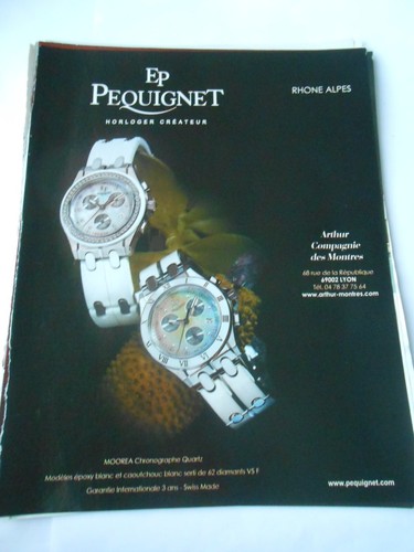 Werbung reklame 2007 uhr - reklame,