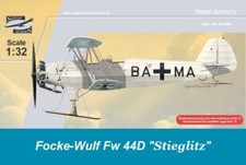 Silver Wings 32004 1:32 Focke-Wulf Fw-44D 'Stieglitz' auf Ski