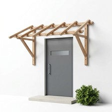 2050 mm Haustürvordach Holz