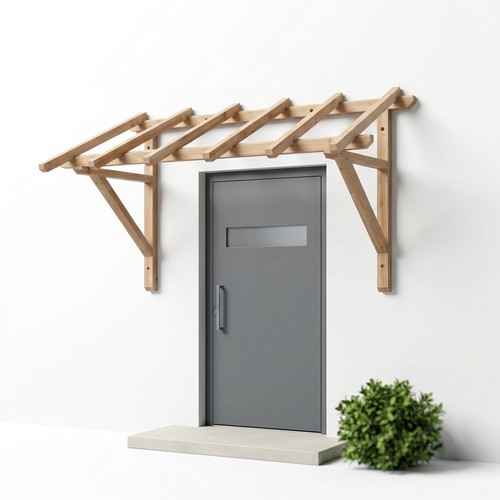 2050 haustürvordach holz - 2050,