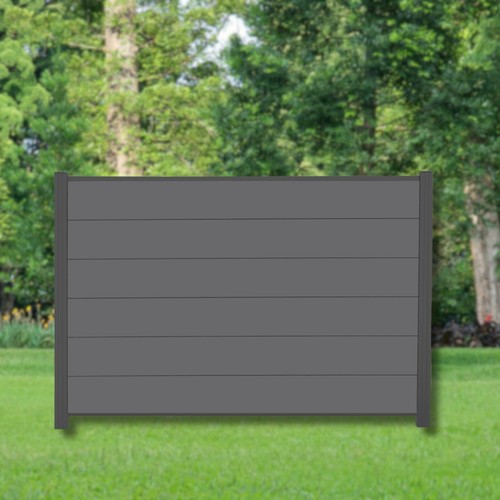 Wpc zaun komplettset - zaun,
