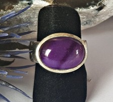 SCHMUCK-STCK Ring Silber 55 17,5 Sugilith Luvulith lila violett oval