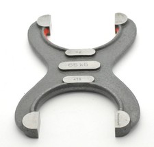 Grenzrachenlehre 65k5 GO+15 µm NOGO +2 µm snap gauge Rachenlehre RHV43191