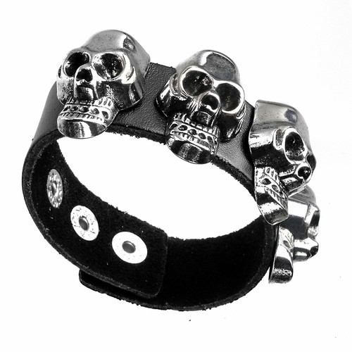 Schwarzes armband grinning - schwarzes,