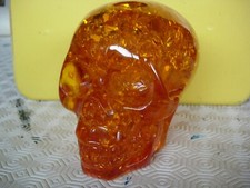 Kristallschädel groß Bernstein/Kopal Mann UK eBay Verkäufer seit über 20 Jahren