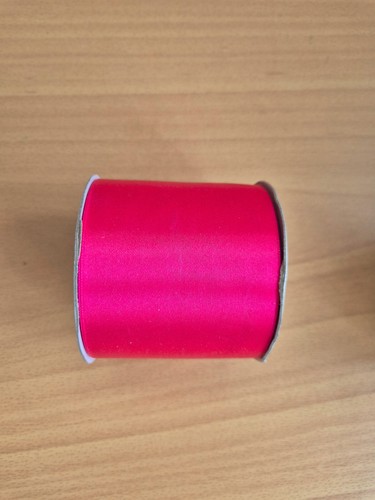 Pink satinband 75mm - satinband,