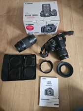 Canon EOS 1300D  Schwarz (Kit mit EF-S IS II 18-55mm und 75-300mm