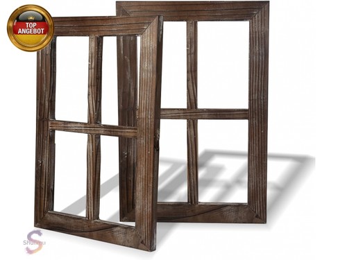 Wand vintage holzfensterrahmen - wand,