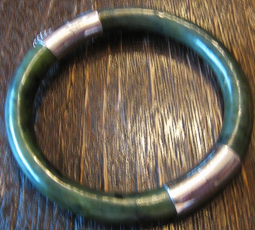 Nephrit jade armreif - nephrit,