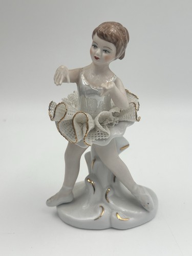 Sitzendorf porzellan ballerina - porzellan,