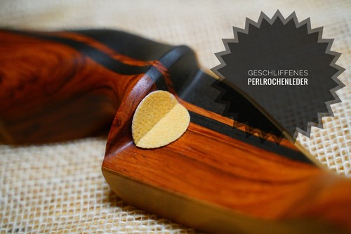 Perlrochenleder pfeilauflage - perlrochenleder,