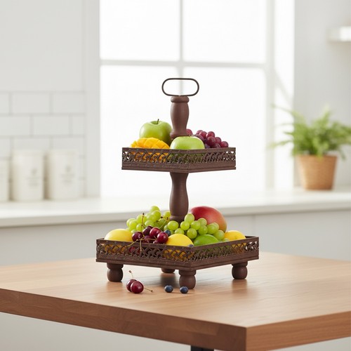 Etagere braun muffinständer - etagere,