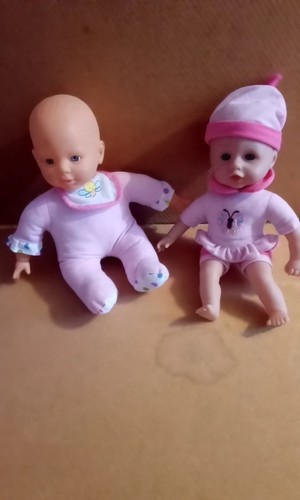 Zoll baby puppen mit - 2x,