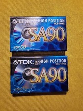 TDK SA-60EB 2er Set Chromdioxid Kassetten für CD OVP Audiokassette TAPE