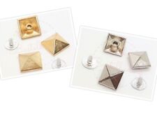 10 Stück Pyramidennieten Pyramiden Nieten Ziernieten Gothic Punk Schmuck Jacke