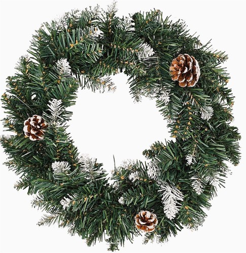 Künstlicher weihnachtskranz - künstlicher,