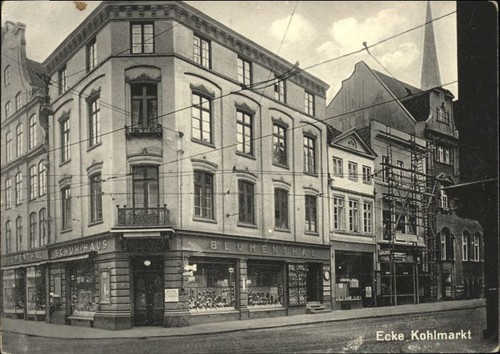 Luebeck city ecke - city, kohlmarkt