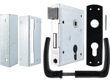 BEVER 89PK Universal-Kastenschloss  DIN links / rechts PZ hebende Falle 60 mm