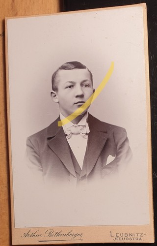 Junger mann portrait cdv - junger, /
