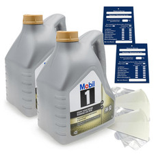 8 Liter Mobil 1 FS X2 5W50 Motoröl MB 229.3 Porsche A40 API SN SM 9.55535-M2 SET