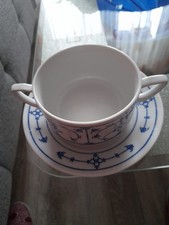6 Suppentassen Blau Saks