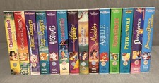 Walt Disney VHS Kassettten Konvolut Sammlung 14 Stück Hologramm