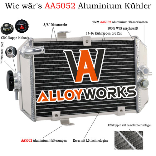 Aluminium rennsport kühler - rennsport,