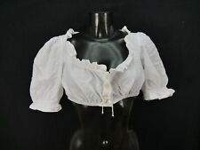 Gr.38 Dirndlbluse mit schönen Rüschen Bluse für Dirndl Trachtenbluse B8047