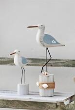 Holz Dekofigur "Vogel" Metall