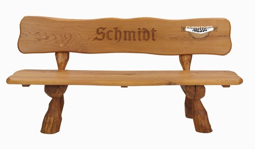 Gartenbank aus robineinholz - aus,