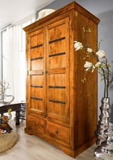 Schrank Akazienholz massiv