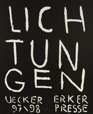 Günther Uecker handsigniert