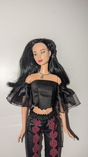 Barbie Ooak Bellybutton Körpe + Mtm Asiatin Kopf Mattel Puppe
