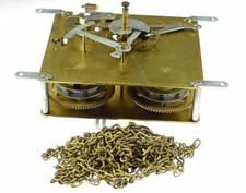 Großes altes AMS Kettenaufzug Uhrwerk f Wanduhr Uhrmacher clock movement