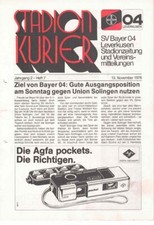 Fussball-Programmheft   76/77