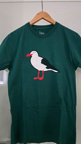 Shirt cleptomanicx möwe - möwe, grün