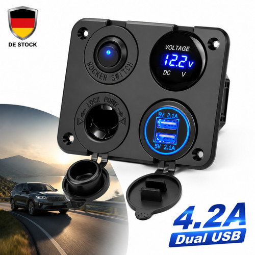 Kfz dual usb ladegerät - usb,