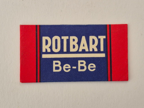 Alte rasierklinge rotbart - alte,