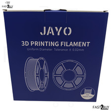 JAYO PLA+ 3D Drucker Filament Schwarz 1,75mm | 1,1kg Spule, Hohe Präzision