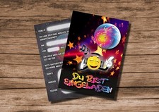 8 Einladungskarten Geburtstag